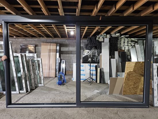 PVC Bīdāmās durvis 3970*2400 h